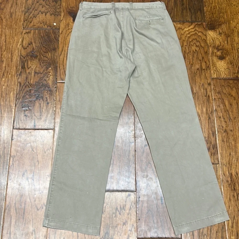 J crew MENS regular fit broken in khaki pants